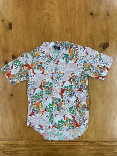 Epicjacket Rhode Island Rams Hawaiian Shirt Tropical Flower Aloha Summer Hawaiian Day 3D Hawaiian Shirt, White, Size S, M, L, XL, 2XL, 3XL, 4XL, 5XL