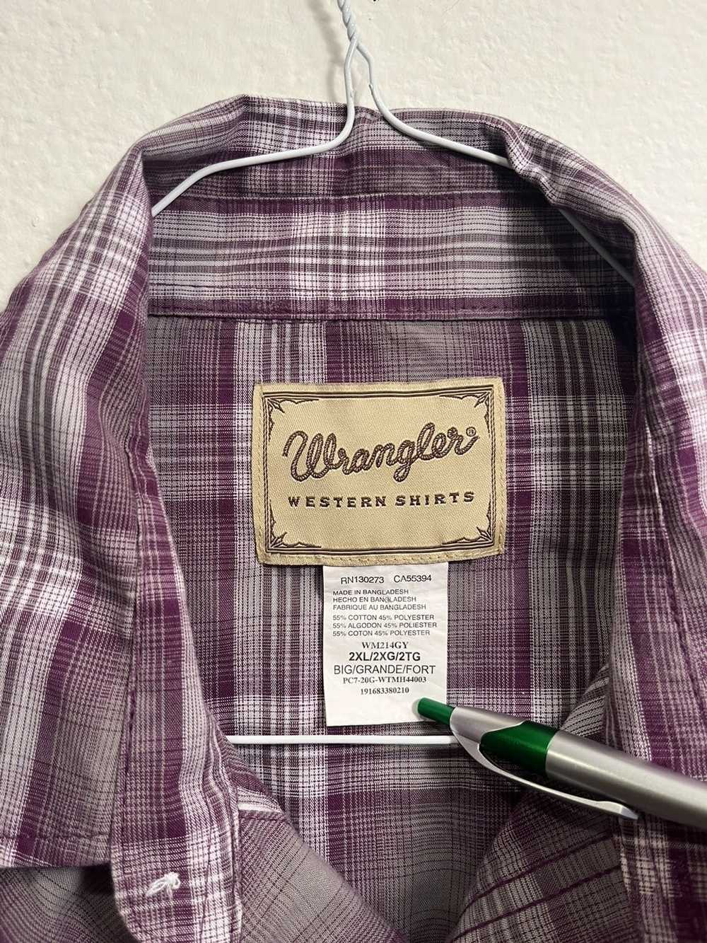 Wrangler Wrangler Western Shirts Men’s 2XL Plaid … - image 2