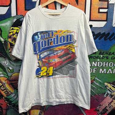 Vintage 90s Jeff Gordon Dupont Racing Nascar Crewneck Sweatshirt Grey Sz L  C9