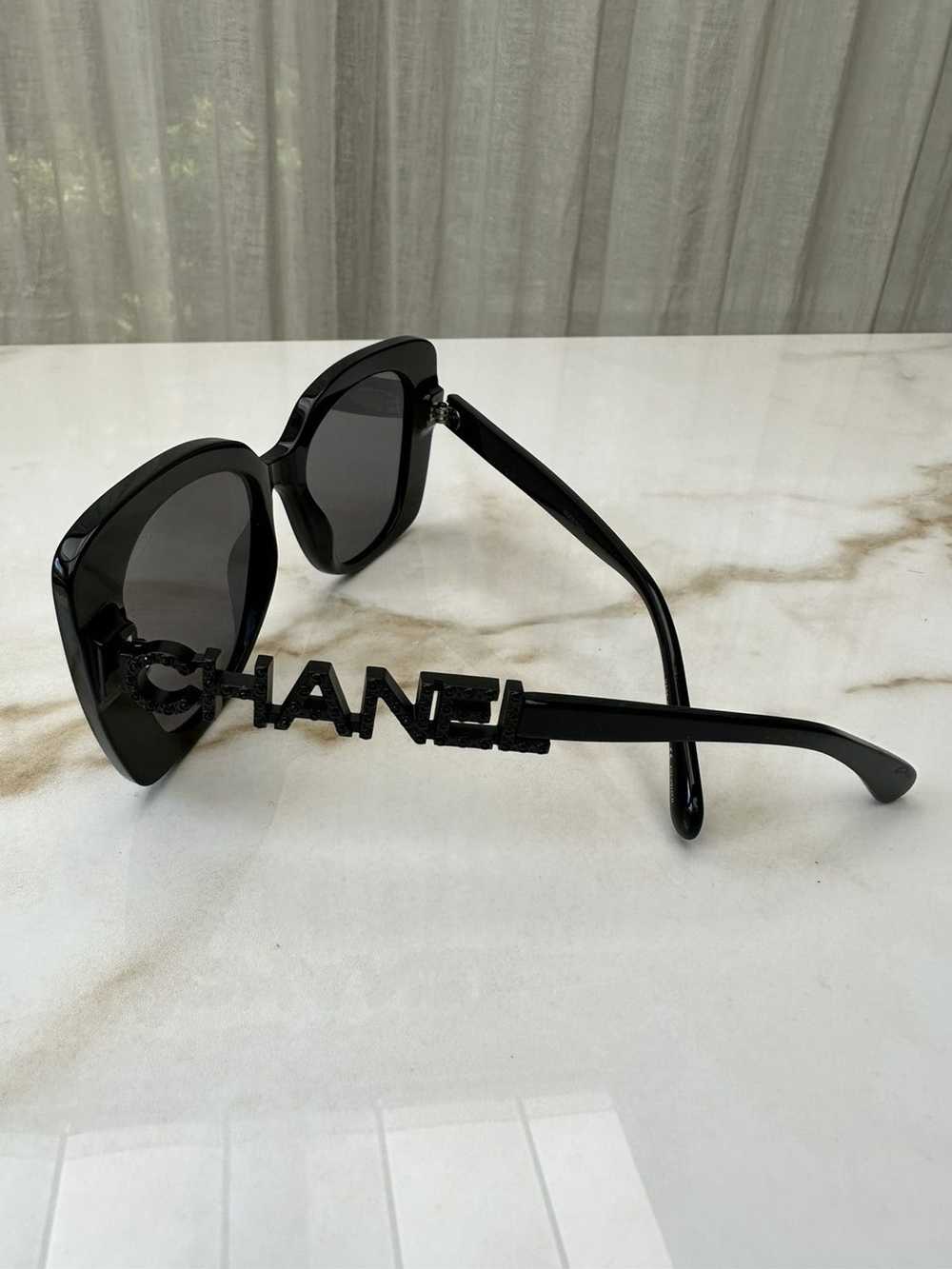 Chanel CHANEL Rectangle Logo Sunglasses - image 1