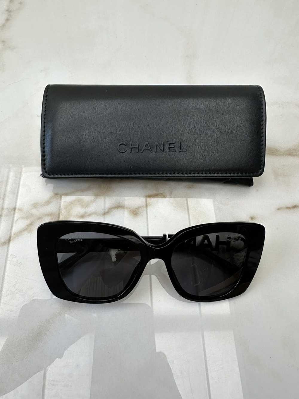 Chanel CHANEL Rectangle Logo Sunglasses - image 8