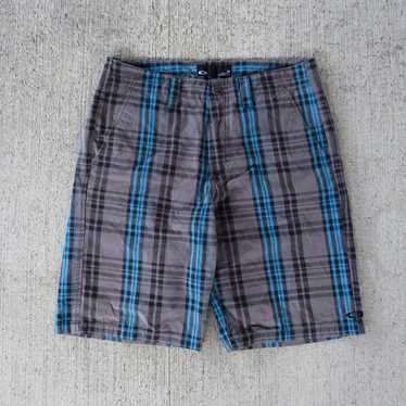 Oakley Oakley checkered shorts size 34 - image 1