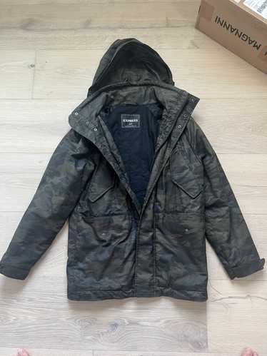 Express Express All-Weather Camo/Black Coat