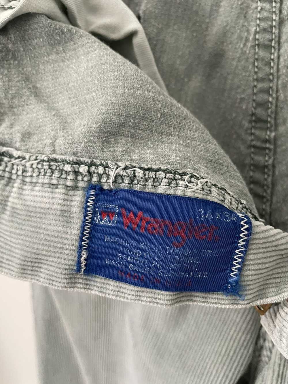 Made In Usa × Wrangler Vintage 1970s corduroy cut… - image 8