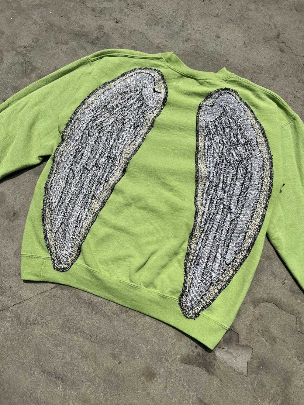 Custom × Handmade × Streetwear lemonlime wings cr… - image 3