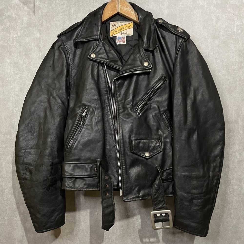 Schott × Vintage SCHOTT PERFECTO ONE STAR 613- 70s Co… - Gem