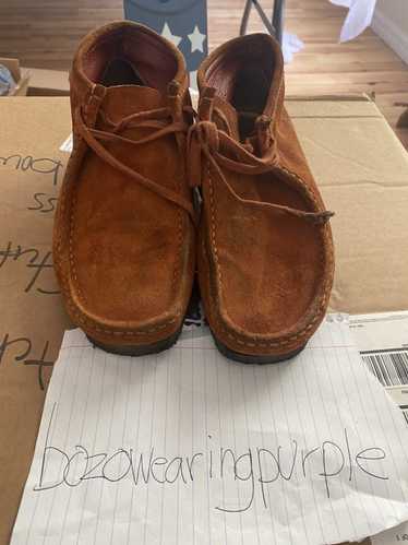 超希少 90s Clarks wallabees 8M ローカット　ブラウン Vintage clark wallabees - Gem
