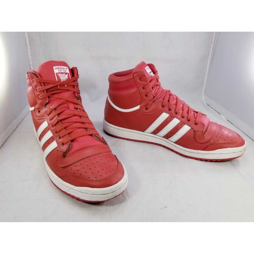 Adidas Leather high trainers - image 3