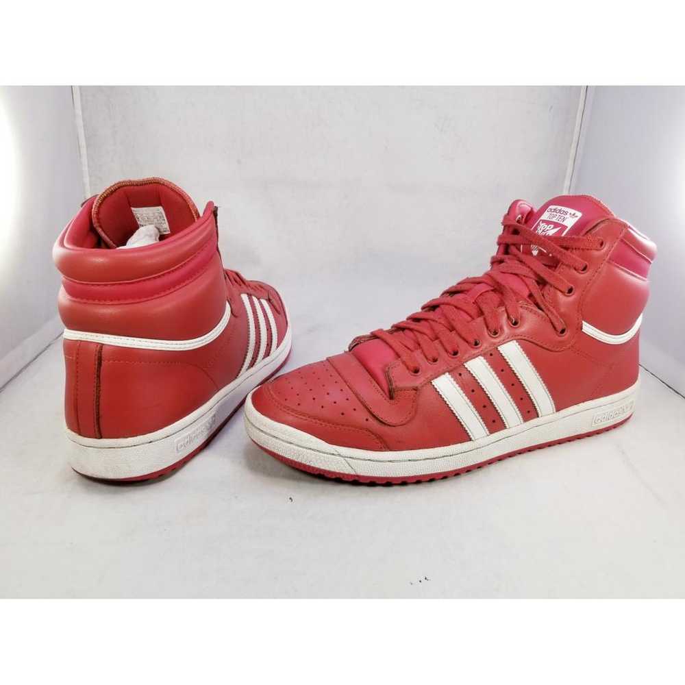 Adidas Leather high trainers - image 6