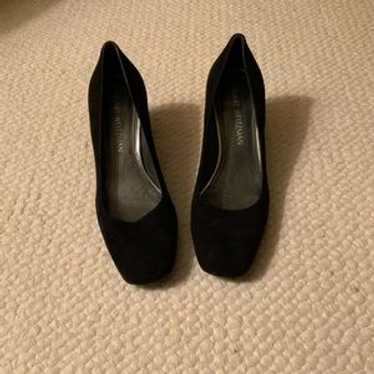 Stuart Weitzman Suede Block Heel Shoes Size: 6.5 - image 1