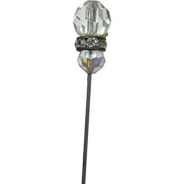 Vintage Crystal Rhinestone Stick Pin