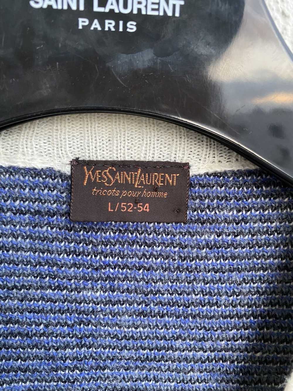 Yves Saint Laurent 80’s Wool YSL Cardigan Soft - image 3