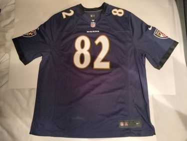 Nike NFL Baltimore Ravens Torrey Smith #82 Jersey Super Bowl Size Large  Purple