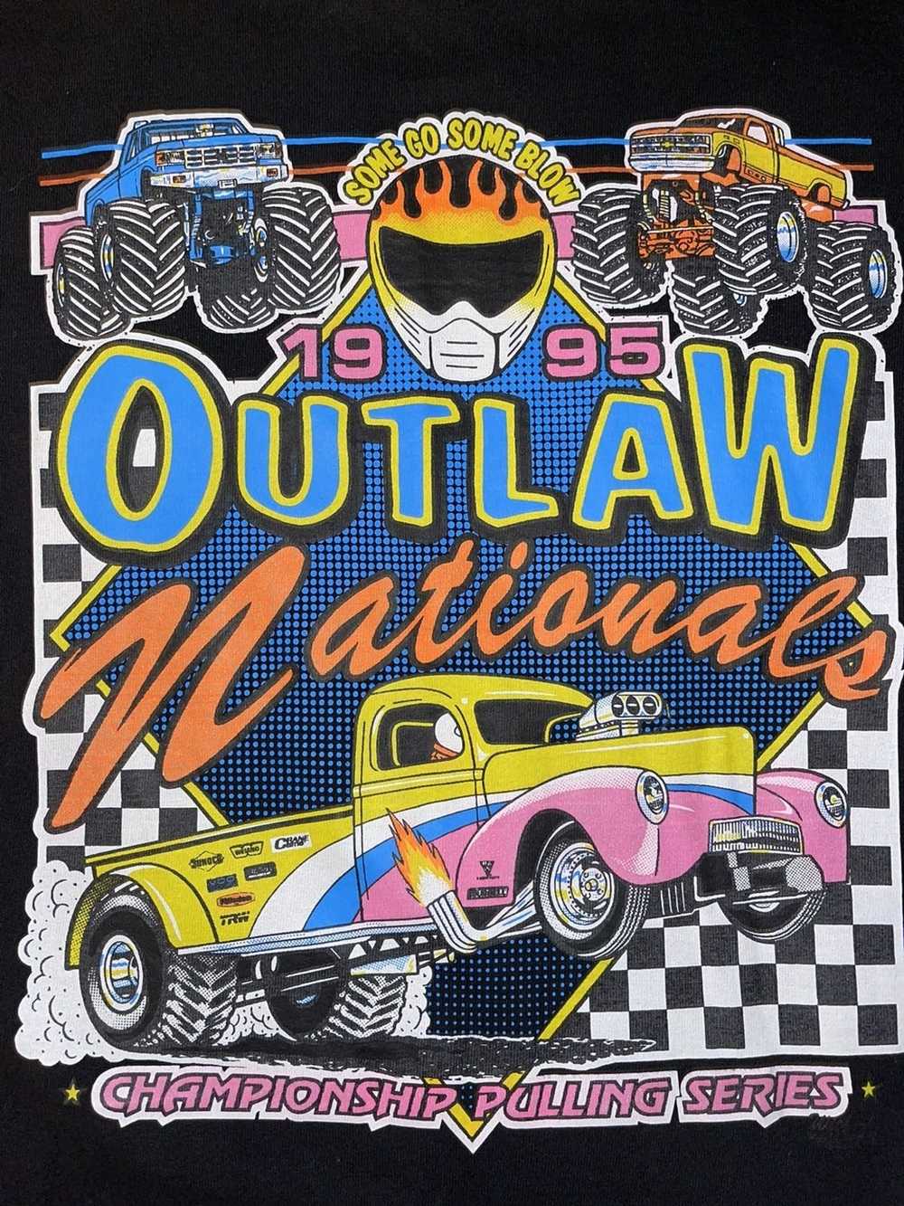 Hype × Vintage 1995 Outlaw Nationals Cars Dirt Tr… - image 1