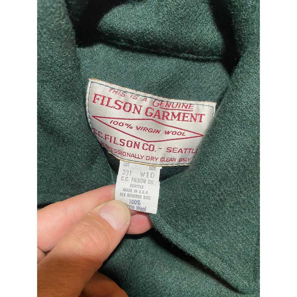 Filson FILSON Wool Jacket Green US Forest service… - image 3