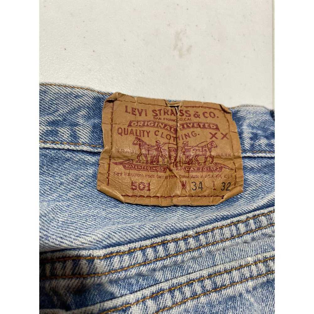 Levi's Vintage Levi's 501xx Button Fly Jeans Actu… - image 5