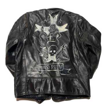 Excelled Vintage Excelled Leather Motorcycle Jacke