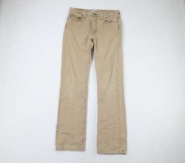 Vintage LL Bean Fleece Lined Khaki Pants Mens 42x32 Straight