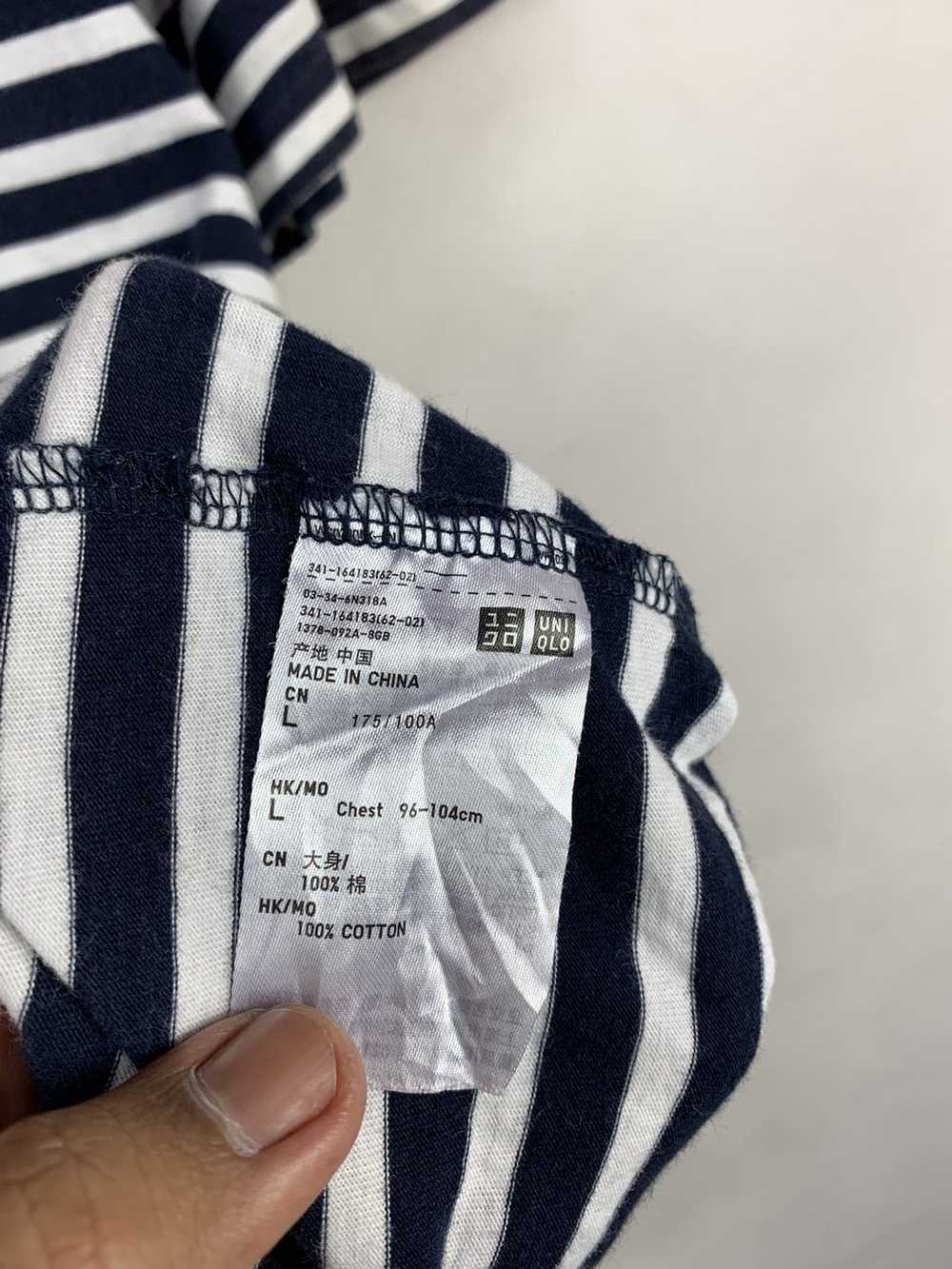 Japanese Brand × Uniqlo Steals! Uniqo Stripes Tee - image 5