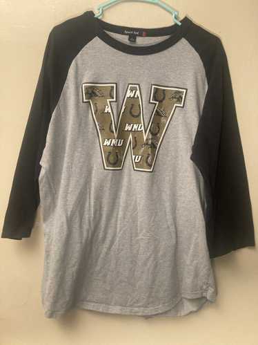 Youth Champion Gray Western Michigan Broncos Jersey Long Sleeve T-Shirt