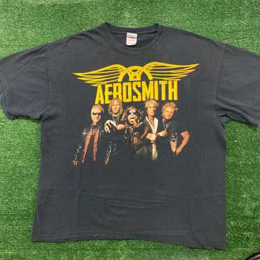 Aerosmith T Shirt  Aerosmith Boston to Budokan Vintage Inspired Slim Fit T- Shirt