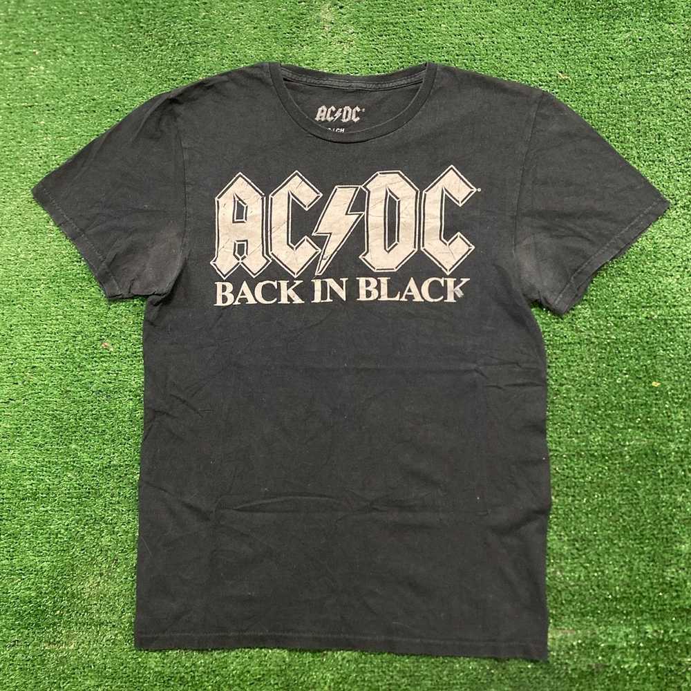 Band Tees × Streetwear × Vintage AC/DC Back in Bl… - image 1