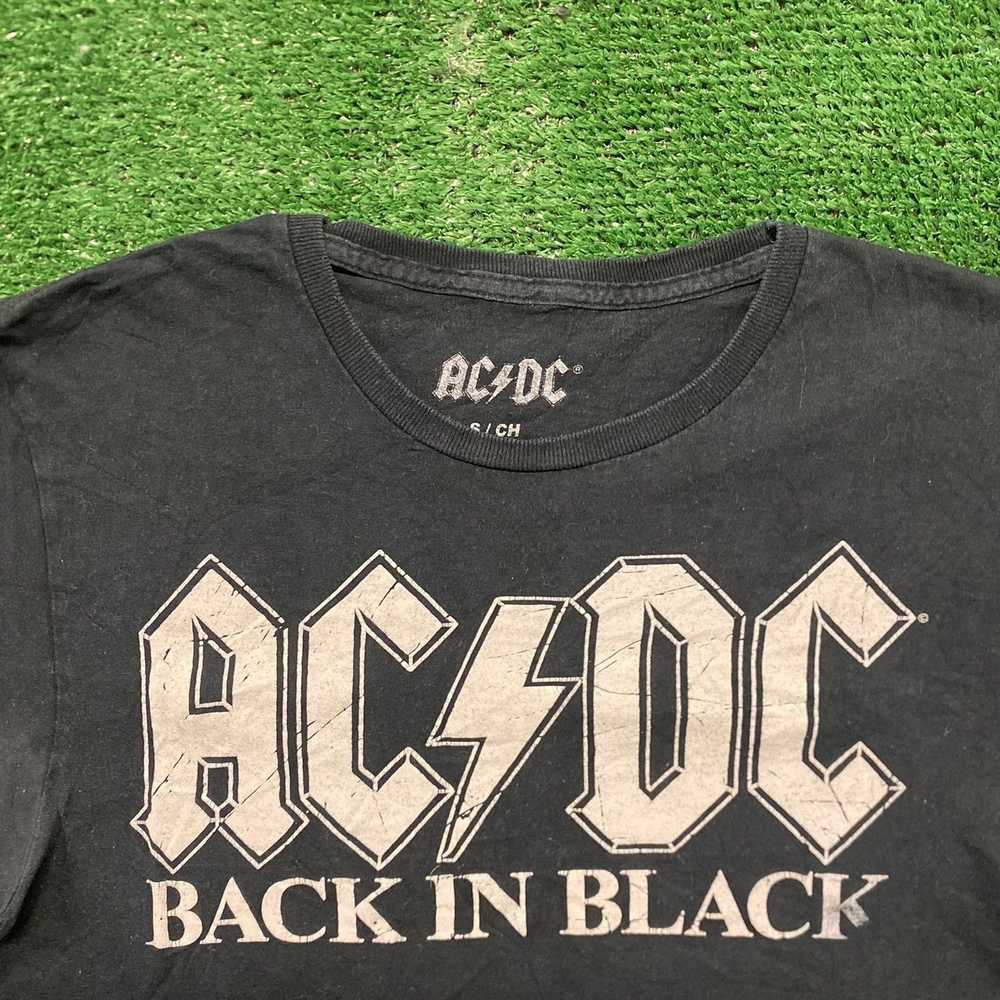 Band Tees × Streetwear × Vintage AC/DC Back in Bl… - image 2