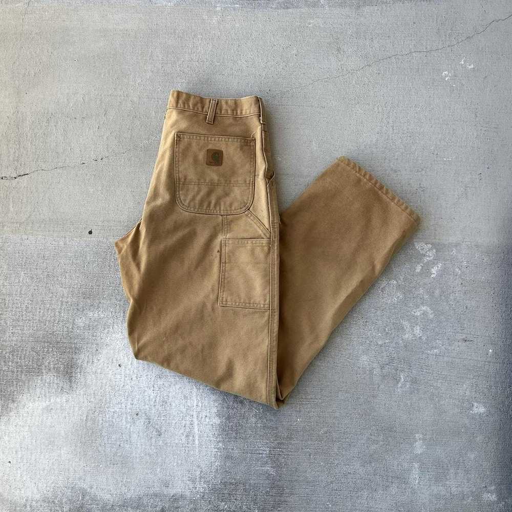 Carhartt × Streetwear × Vintage Carhartt tan eart… - image 1