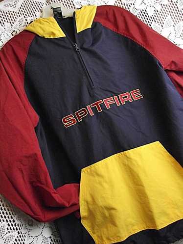 Spitfire SPITFIRE Wheels Mens Color Block 1/4 Zip 