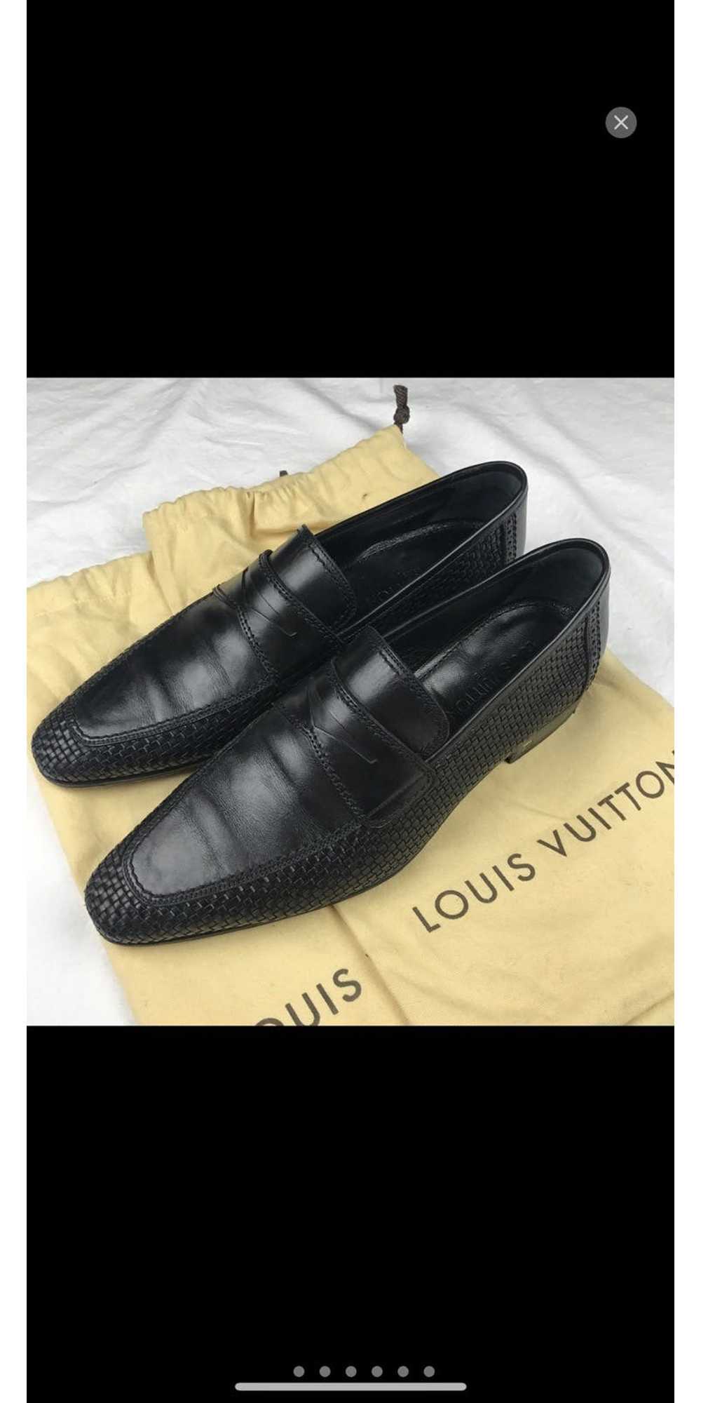 Black & Red Louis Vuitton Dress Shoes, - Mens Size 8
