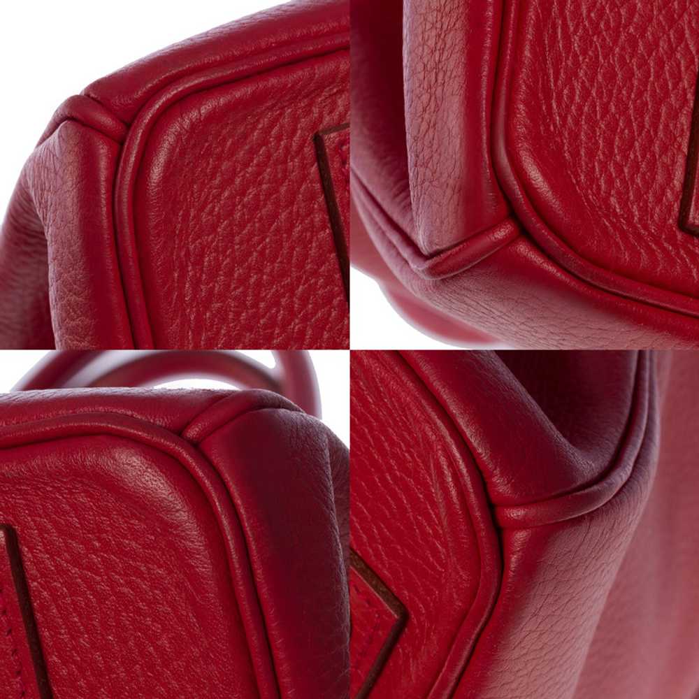 Hermès Birkin Bag 40 Leather in Red - image 6
