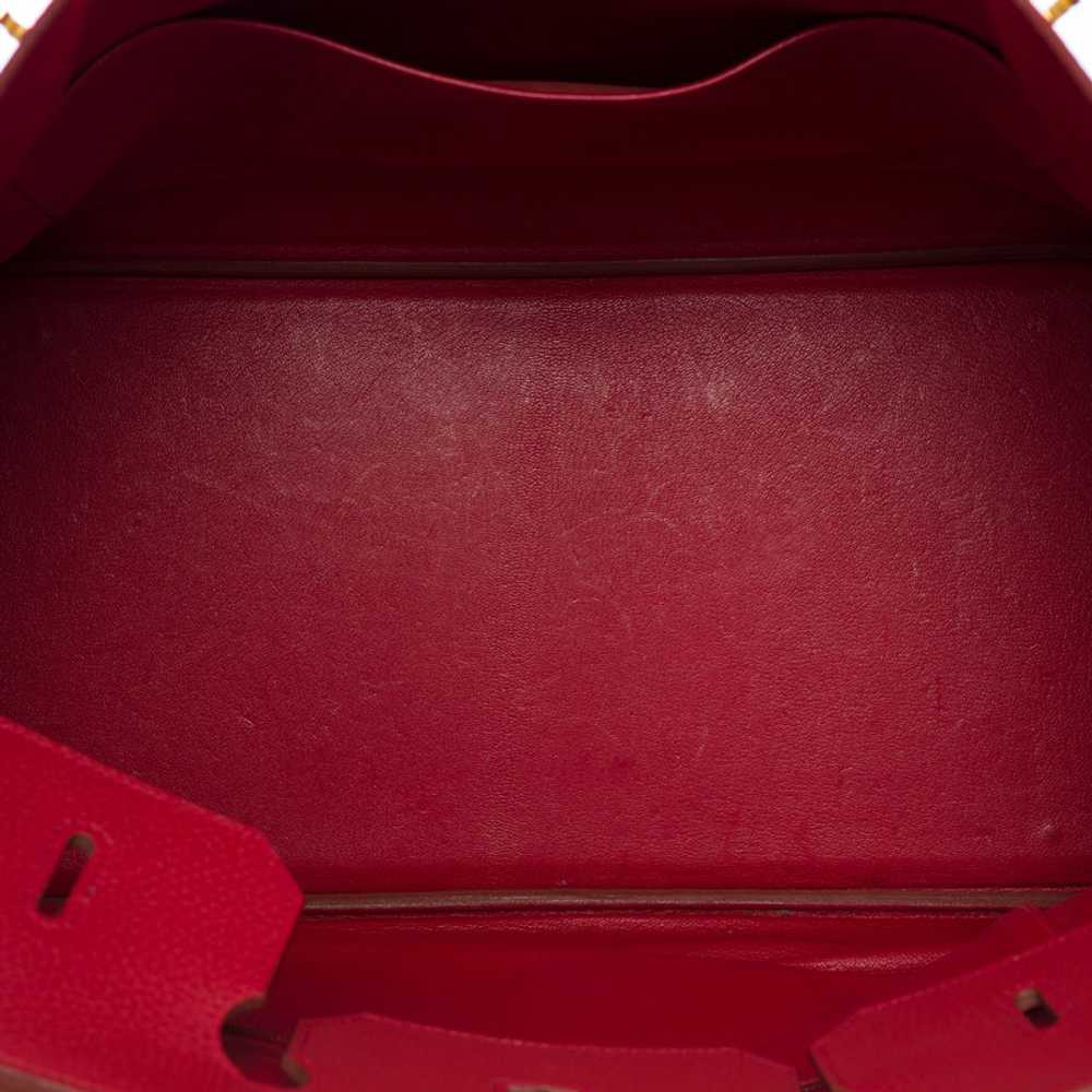 Hermès Birkin Bag 40 Leather in Red - image 7