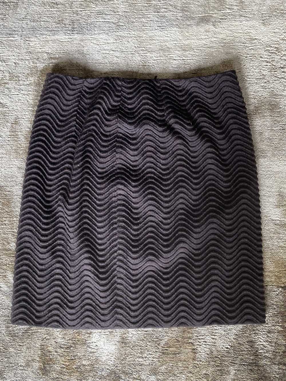 Akris × Vintage Akris Wool Swirl Skirt - image 1