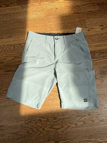 Billabong light blue stretchy material shorts