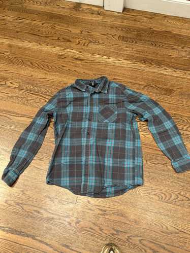 Volcom Volcom Gray and Blue skater flannel light