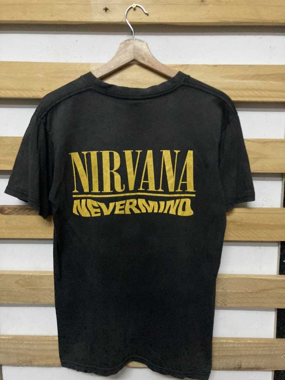 Band Tees × Nirvana × Vintage Vintage Nirvana Nev… - image 2