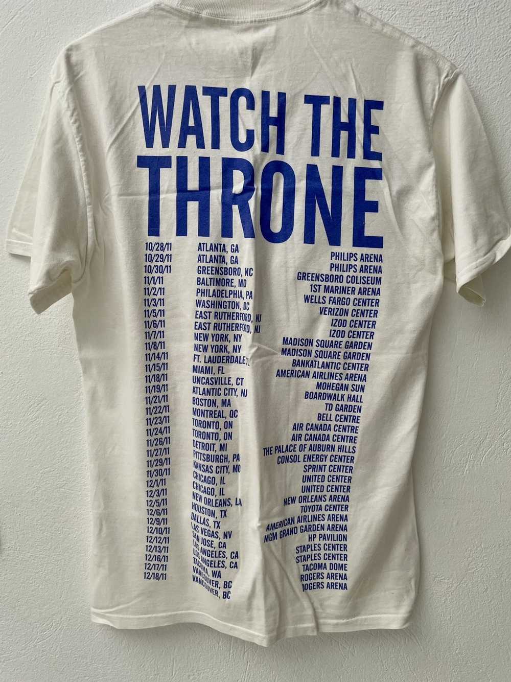 Jay Z × Kanye West Watch The Throne Tour Merch TS… - image 1