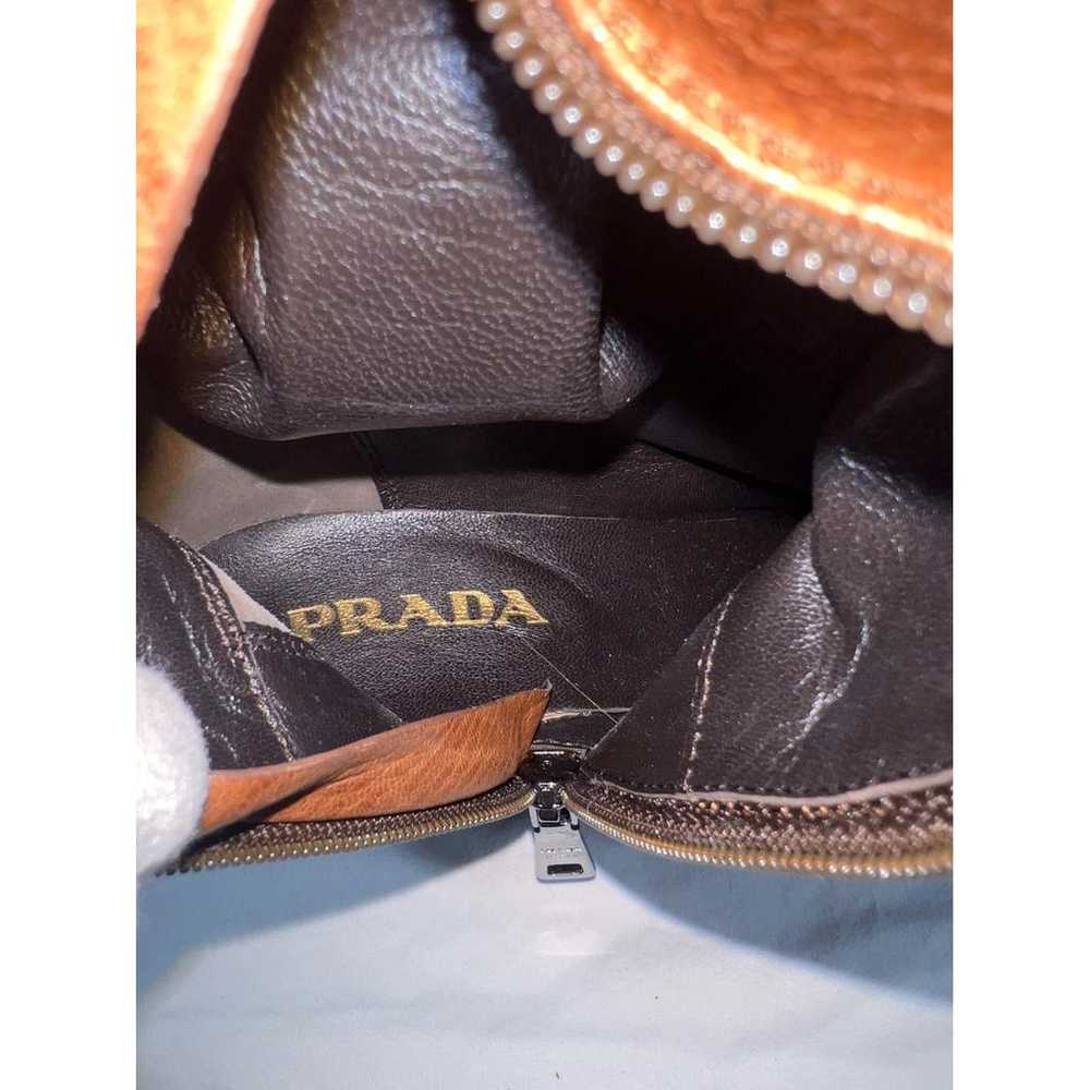 Prada Leather biker boots - image 8