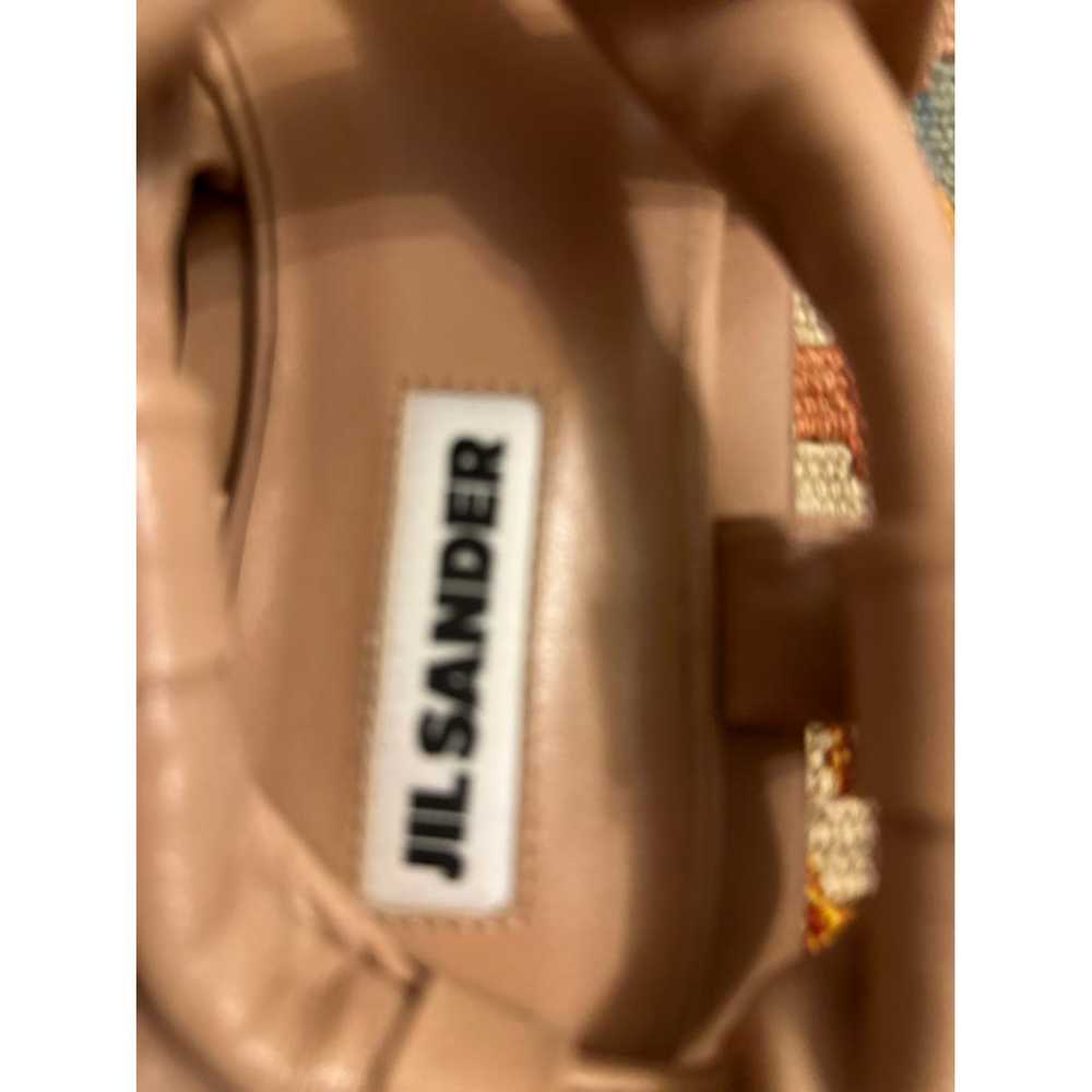 cedar⭐︎JIL SANDER LEATHER CREAM Jil Sander // Cream Leather Whipstitch & Anklet Heel – VSP
