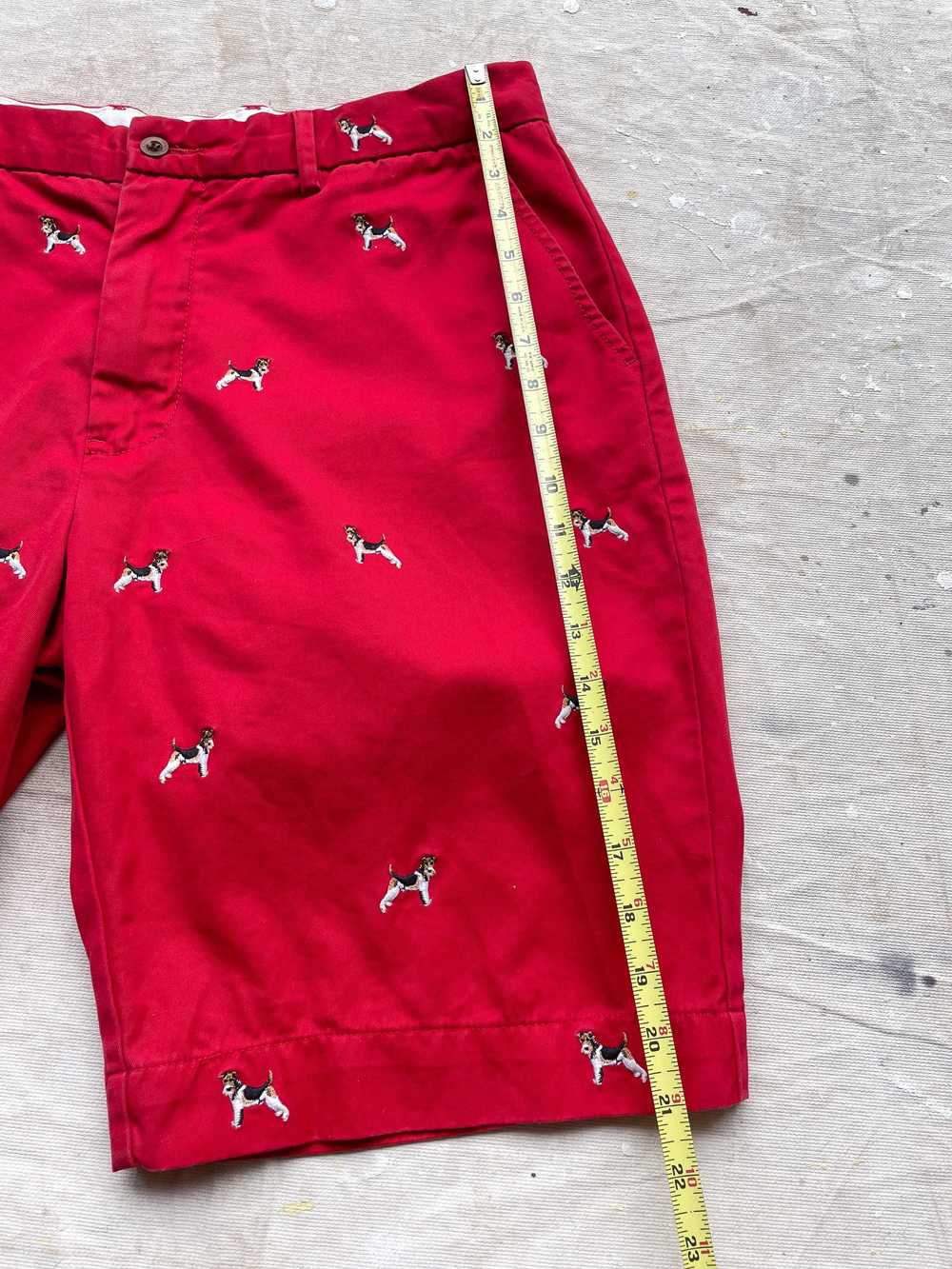 POLO RALPH LAUREN EMBROIDERED DOG SHORTS—[34] - image 6