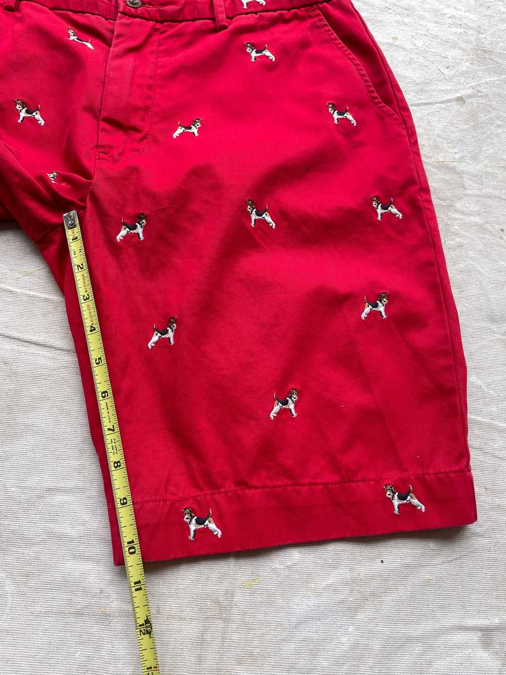 POLO RALPH LAUREN EMBROIDERED DOG SHORTS—[34] - image 7