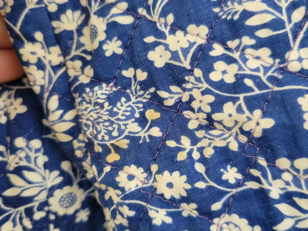 60s Ladybug Quilted Floral Blazer - image 6