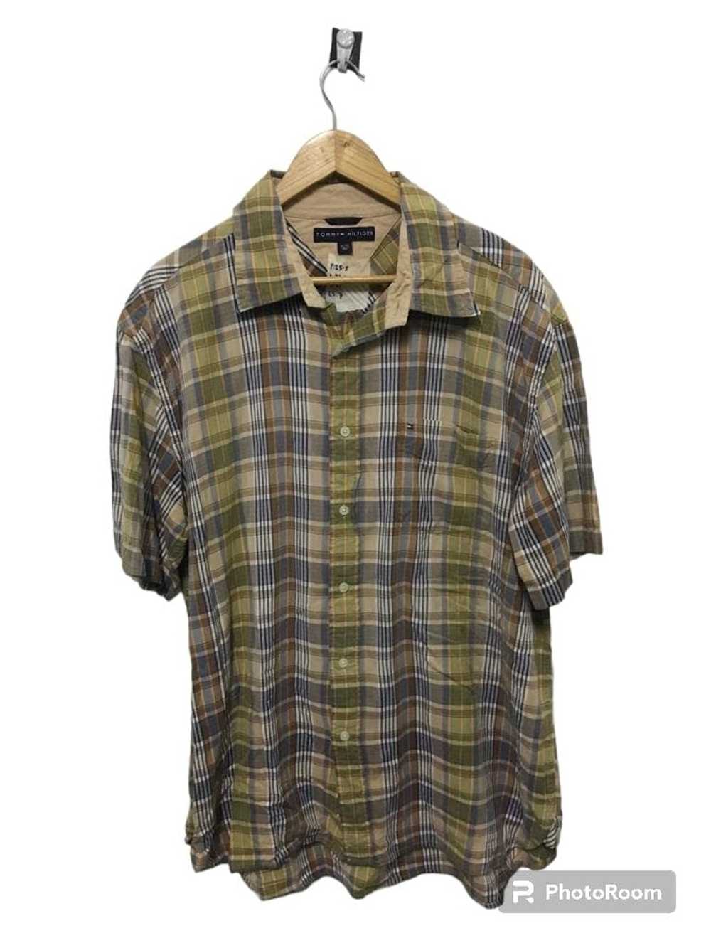 Japanese Brand × Tommy Hilfiger Shirt button up T… - image 1