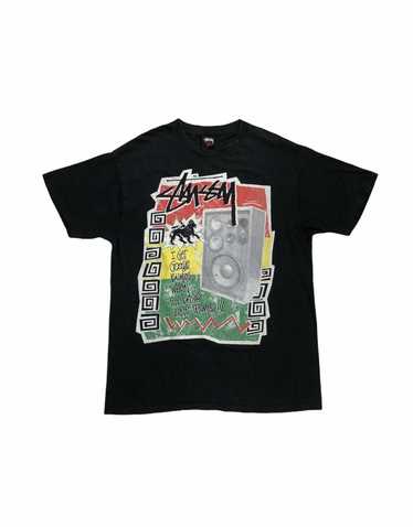 1990's) Stussy Monogram skateboard graphic t-shirt - M – Since'99 Vintage