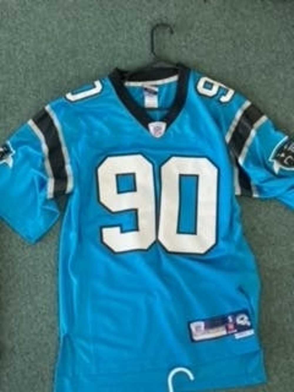 Vintage REEBOK NFL Carolina Panthers American Football Jersey Black XL, Vintage Online