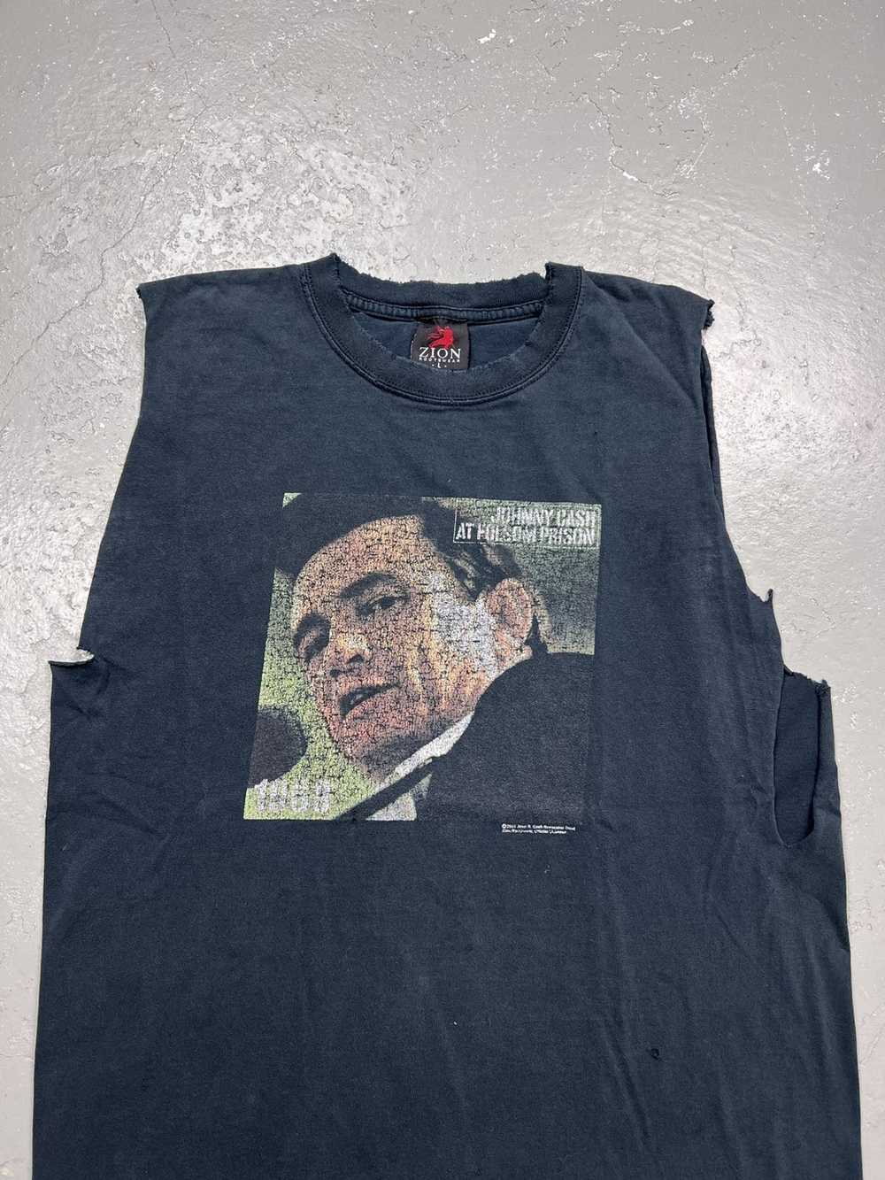 Vintage × Zion Rootswear 2001 Johnny Cash At Fols… - image 3