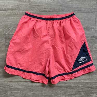 Pink hot sale umbro shorts