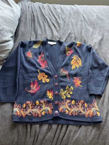 Talbots fall leaf cardigan - Gem