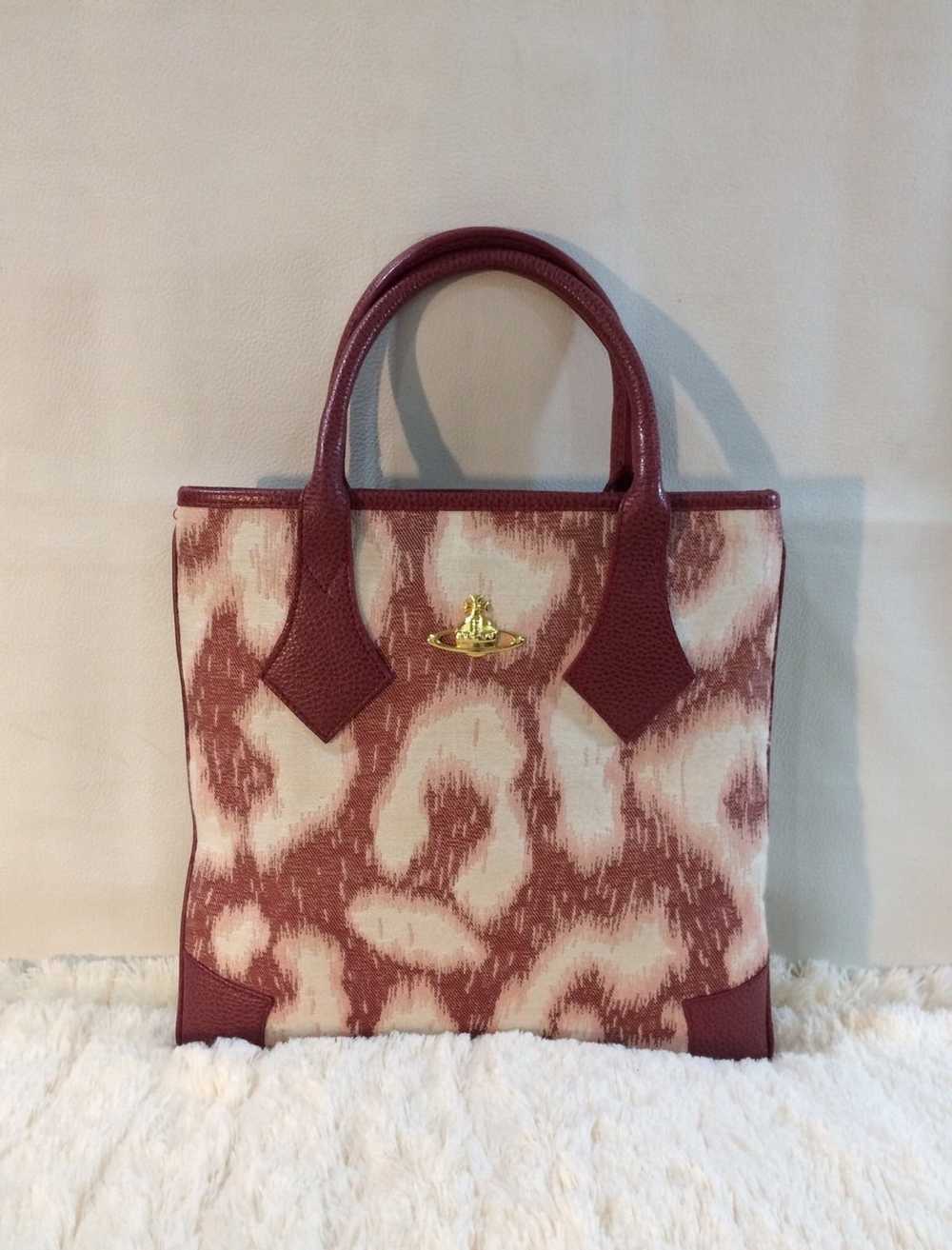 Vivienne Westwood Leopard Flat Tote Bag - image 1