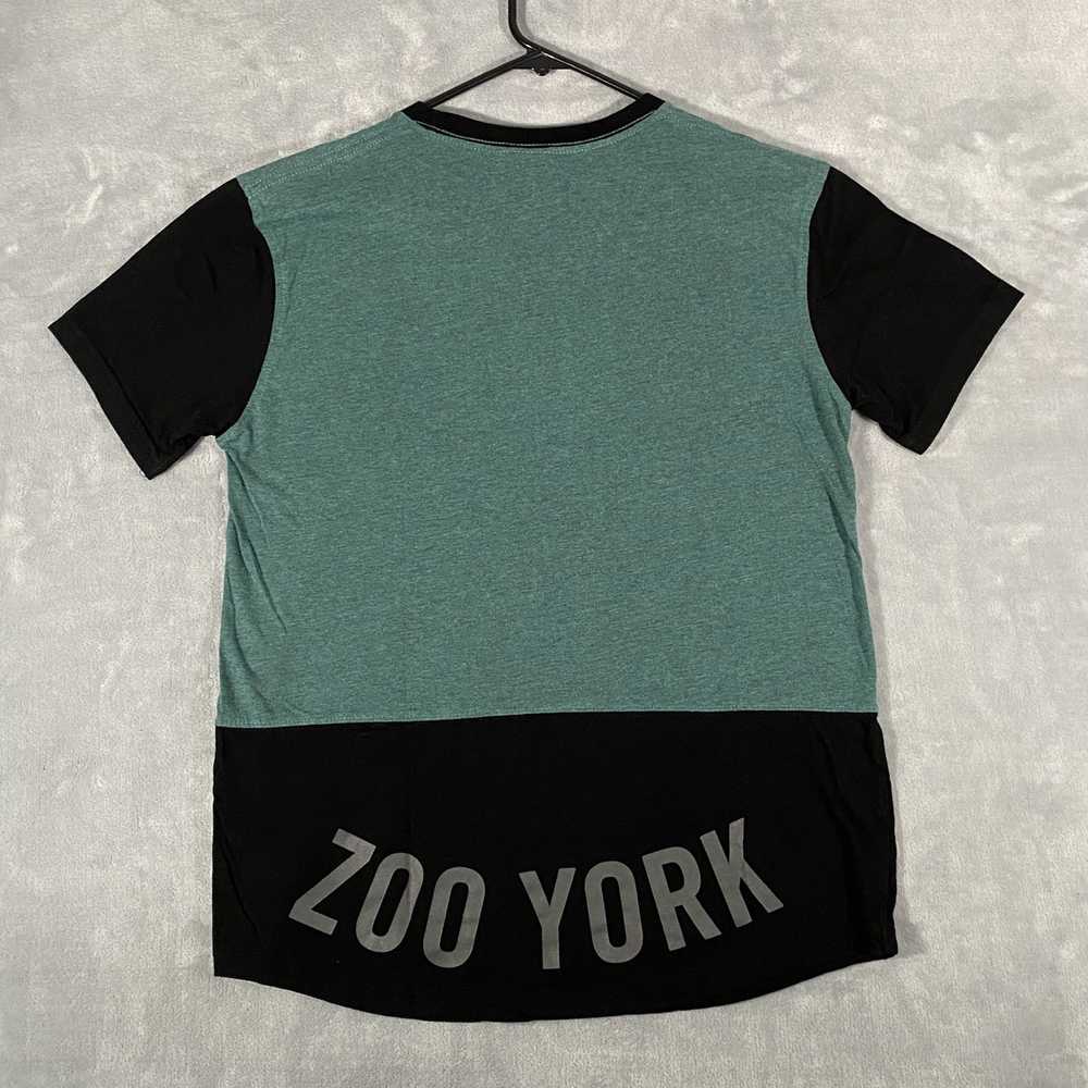 Zoo York Mens Size L Teal Black Raglan Skateboard… - image 3